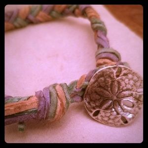 James Avery braided cord sand dollar bracelet